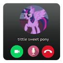 Fake Call tittle sweet pony Prank APK