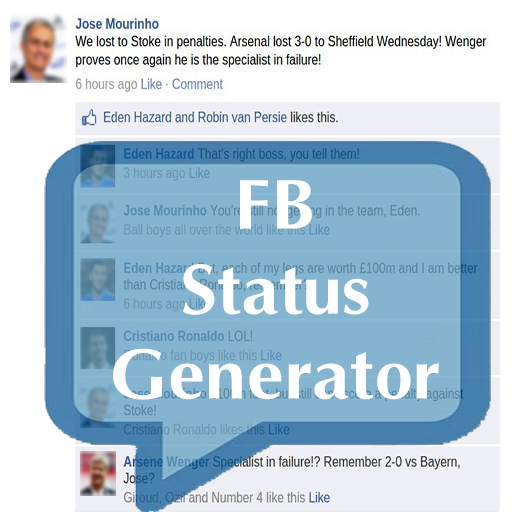 Fake status generator for Facebook