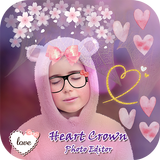 Heart Crown Photo Editor icône
