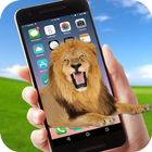 Lion On Screen : Lion On Mobile Prank icon