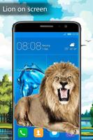 Lion On Screen : Lion On Mobile Prank screenshot 1