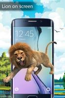 Lion On Screen : Lion On Mobile Prank screenshot 2