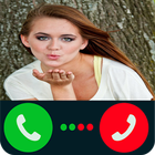 Fake Call From Beautiful Girlfriend icône