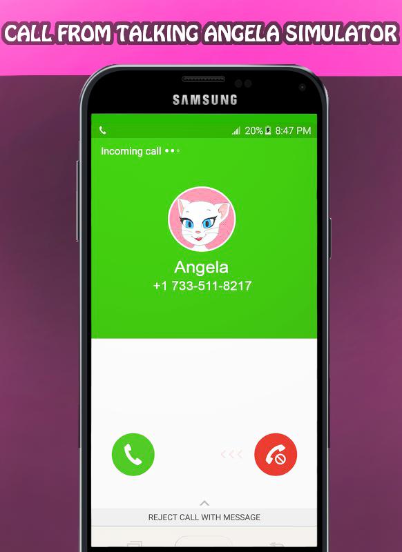 Phone Call From Angela My Talking Angela And Tom For Android Apk Download