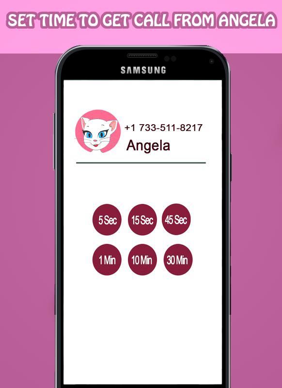 Phone Call From Angela My Talking Angela And Tom For Android Apk Download