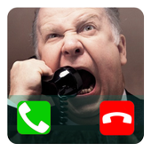 Angry Man Calling Prank icon