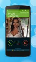 Fake Call Wife 截图 2