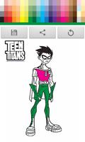 Teen Paint Coloring Titans screenshot 1