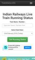 Indian Railway Status capture d'écran 1