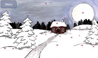 Hand Drawn Advent Calendar 포스터