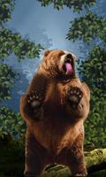 Bear Licks Live Wallpaper Affiche