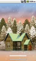 House In Snow Live Wallpaper ảnh chụp màn hình 1