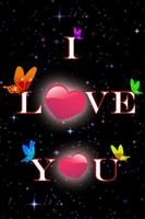 I Love You Live Wallpaper Cartaz