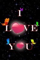 I Love You Live Wallpaper imagem de tela 1