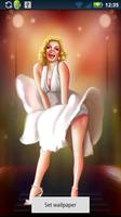 Marilyn Monroe Live Wallpaper Affiche