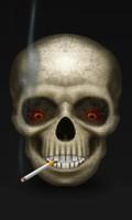 Smoking Skull Live Wallpaper ảnh chụp màn hình 1