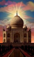 Taj Mahal Live Wallpaper Affiche