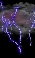 Thunderstorm live wallpaper capture d'écran 1