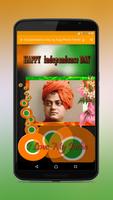 15 AUG Independence Day Frame India Affiche