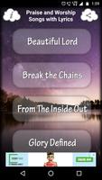 Praise and Worship Songs with Lyrics Affiche