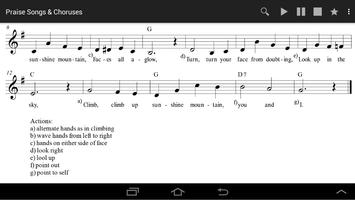 Praise Songs(Sheet|Audio) Lite تصوير الشاشة 2