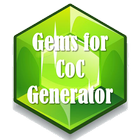 Gems, gold and elexir generator for CoC Prank ไอคอน