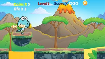 2 Schermata dino run simulatore giurassico per i bambini