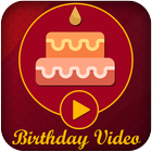 Birthday Video Editor ícone