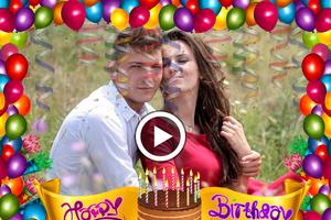 Happy Birthday Video Maker imagem de tela 2