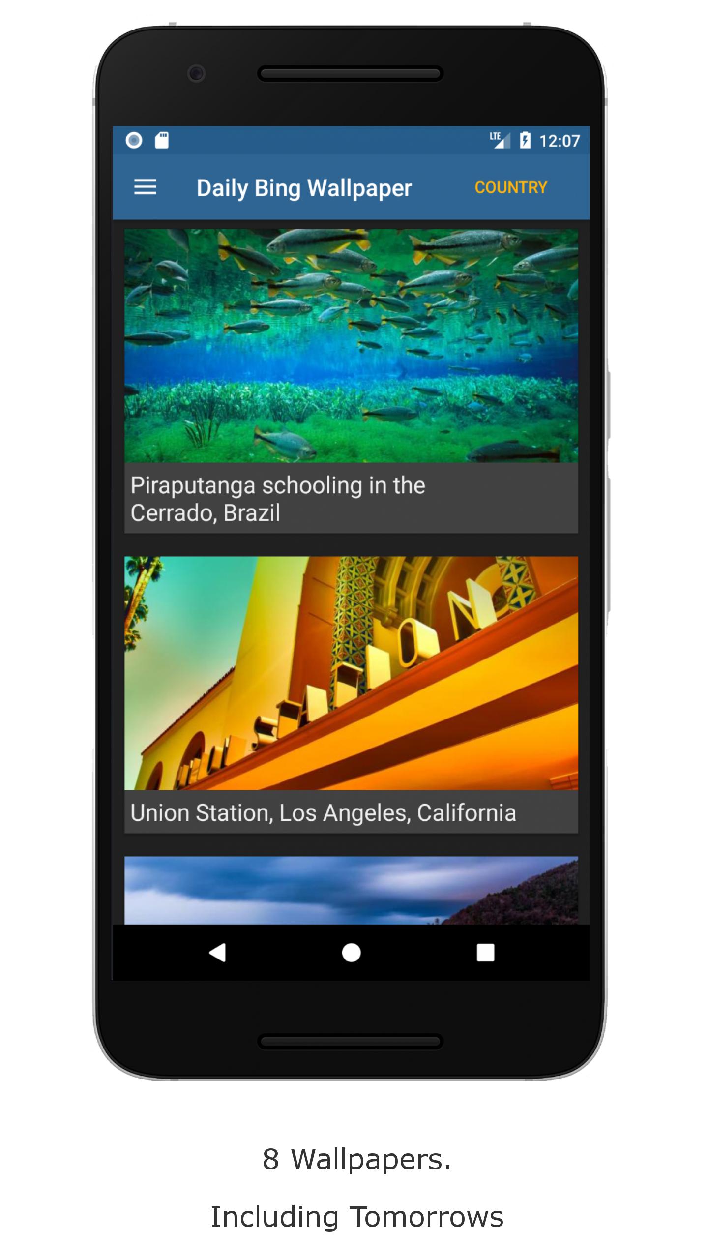 Android 用の Daily Bing Wallpaper Apk をダウンロード Android 用の Daily Bing Wallpaper Apk をダウンロード