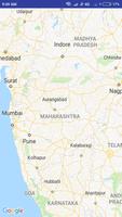 Maharashtra Map Affiche