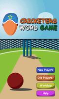 Cricketers Word Game Affiche