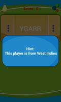 Cricketers Word Game capture d'écran 2