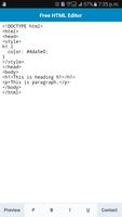 Free HTML Editor पोस्टर