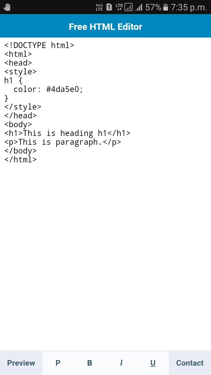 Free HTML Editor APK for Android Download