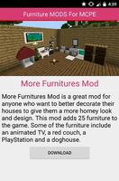 Muebles MOD Para MCPE captura de pantalla 1