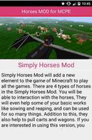 Horses MOD for MCPE screenshot 1