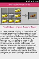 Horses MOD for MCPE screenshot 3