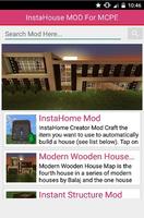 Instahouse MOD For MCPE اسکرین شاٹ 1