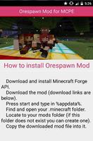 एमपीसीई के लिए Orespawn मॉड स्क्रीनशॉट 3