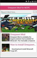 Orespawn Mod for MCPE capture d'écran 1