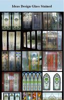 Design of Decorative Stained Glass Affiche