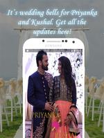 Poster Kushal Priyanka Wedding