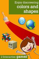 Colors and shapes for kids poster