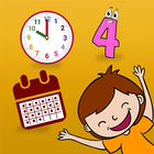 Learn Numbers Time Days Months أيقونة