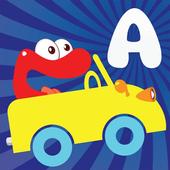 Alphabet jeu de voiture icon