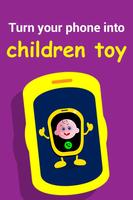 Spieltelefon für Kinder Plakat