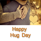 Happy Hug Day Messages,Images أيقونة