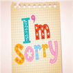 Sorry messages,images & SMS