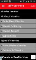 Know Vitamins for Disease Cure capture d'écran 1